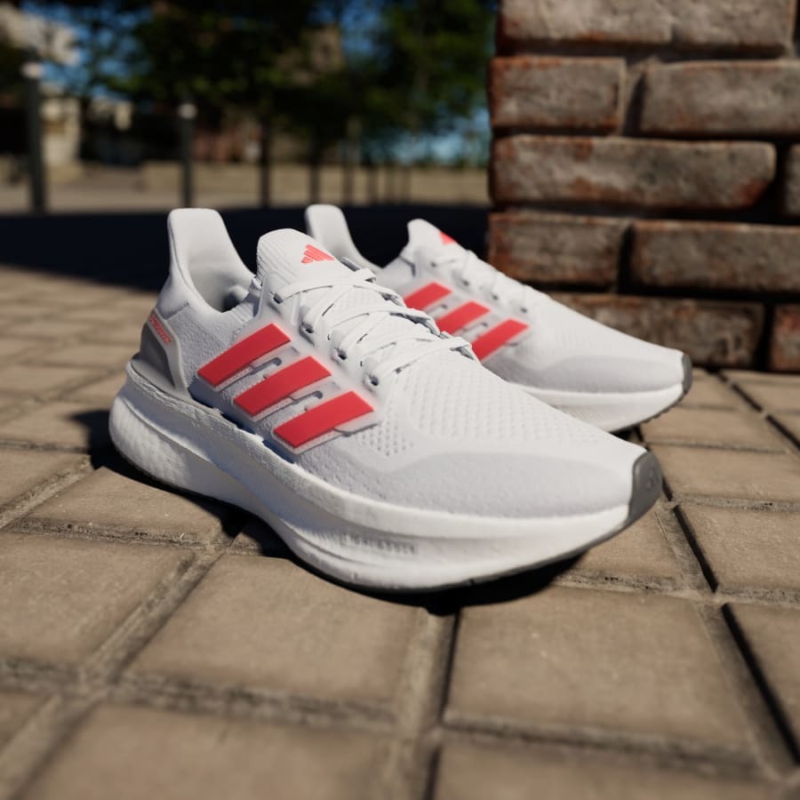 Giày Adidas Ultraboost 5 Nam - Trắng Xám Đỏ - hình 4