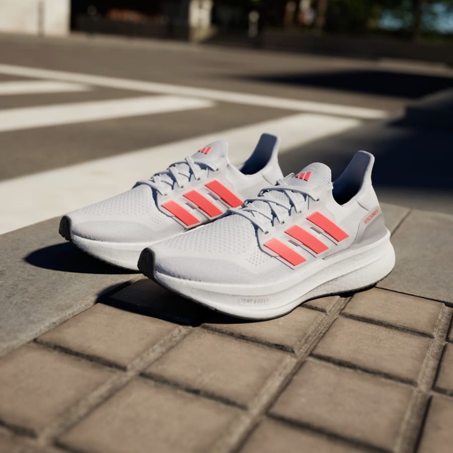Giày Adidas Ultraboost 5 Nam - Trắng Xám Đỏ - hình 5