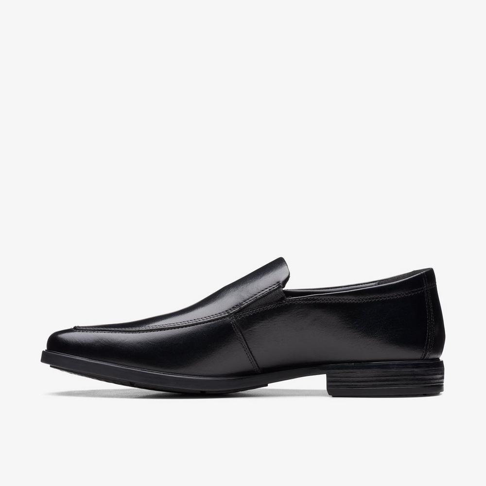 Giày Clarks Howard Edge Loafer Nam - Đen - hình 2
