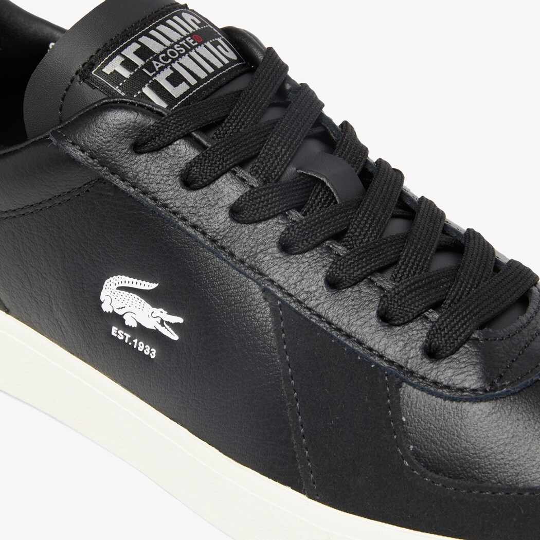 Giày Lacoste Baseshot Pro Leather Nam - Đen Trắng - hình 6
