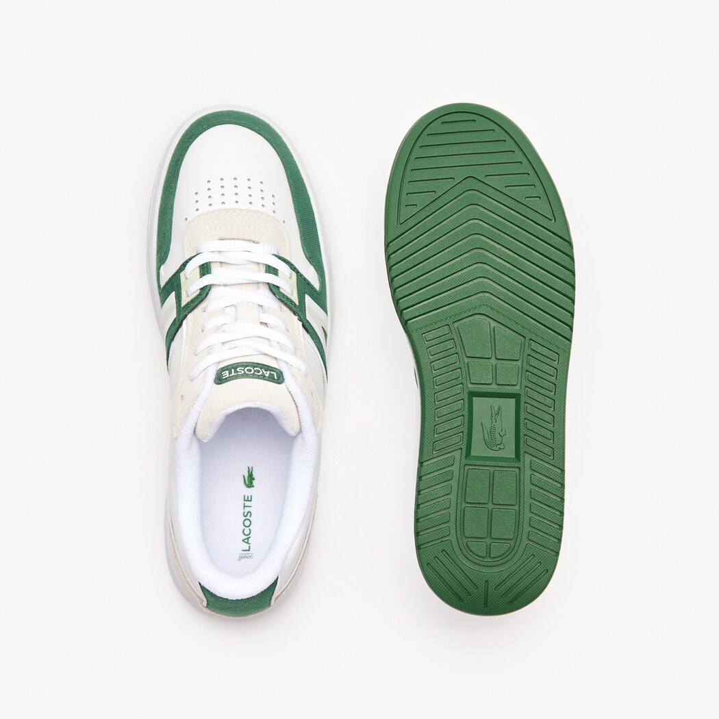 Giày Lacoste L001 Leather Nam - Trắng Xanh Lá - hình 4
