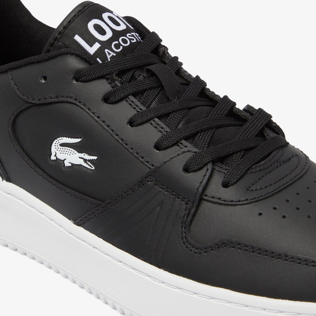Giày Lacoste L001 Leather Nam - Đen Trắng - hình 6