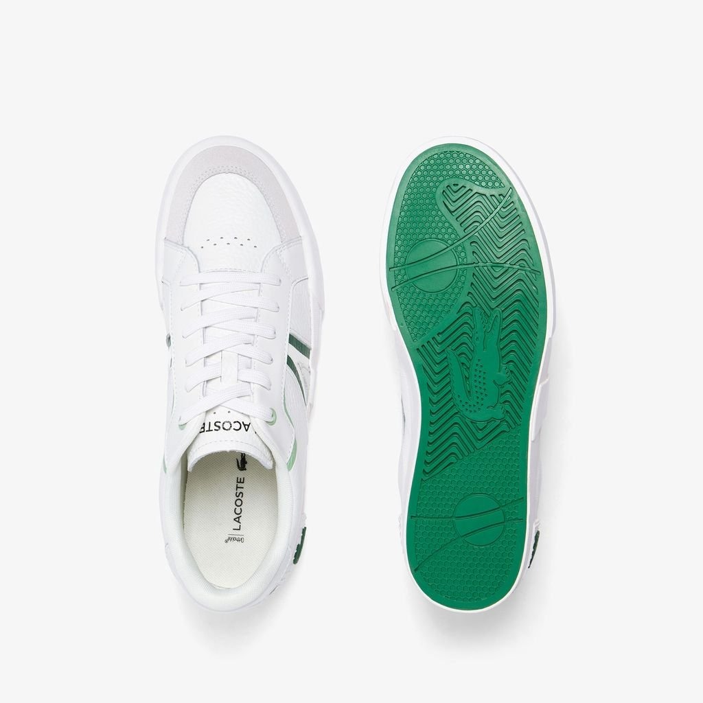 Giày Lacoste L004 Sneaker Nam - Trắng Xanh Lá - hình 5