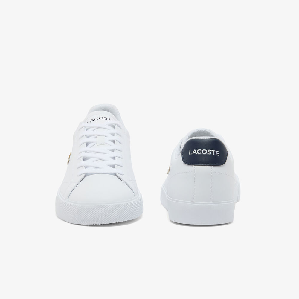 Giày Lacoste Lerond Set Leather Nam - Trắng Navy - hình 5