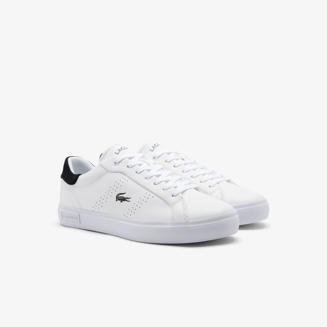 Giày Lacoste PowerCourt 2.0 Nam - Trắng Đen - hình 2