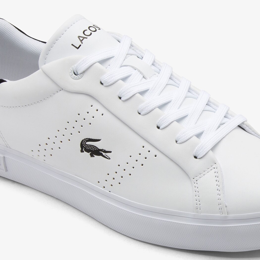 Giày Lacoste PowerCourt 2.0 Nam - Trắng Đen - hình 6