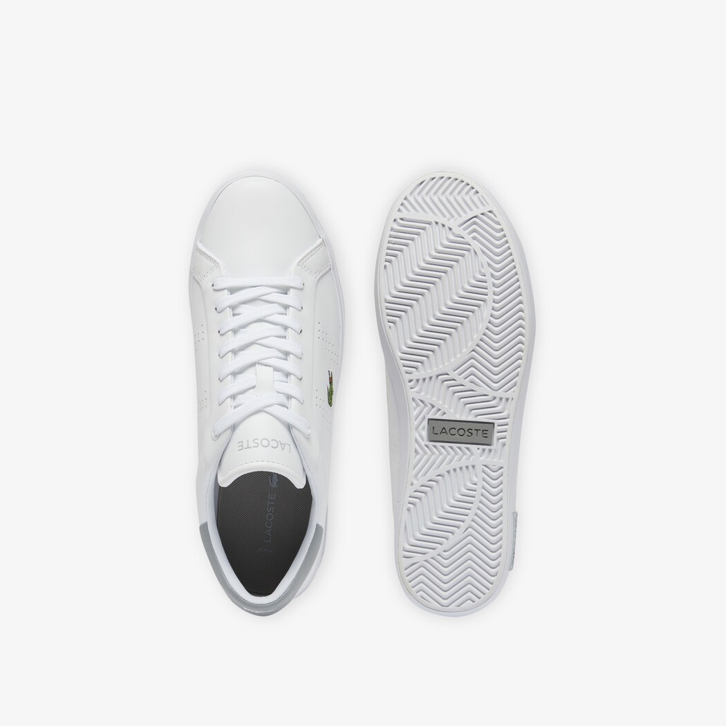 Giày Lacoste PowerCourt 2.0 Nam - Trắng Xám - hình 4