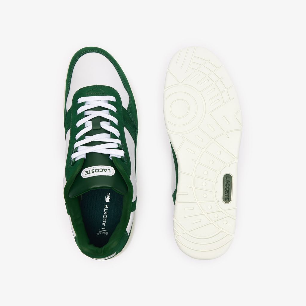 Giày Lacoste T-Clip Leather Nam - Trắng Xanh Lá - hình 4