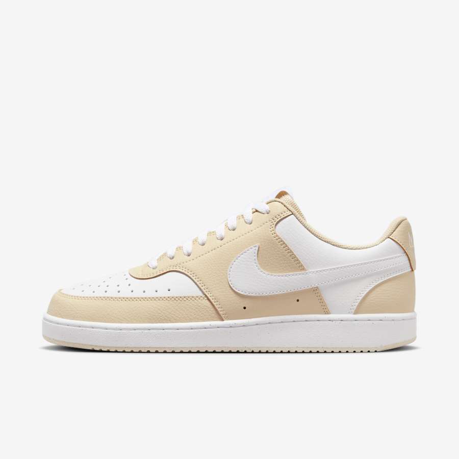Giày Nike Court Vision Low Nam - Be Trắng