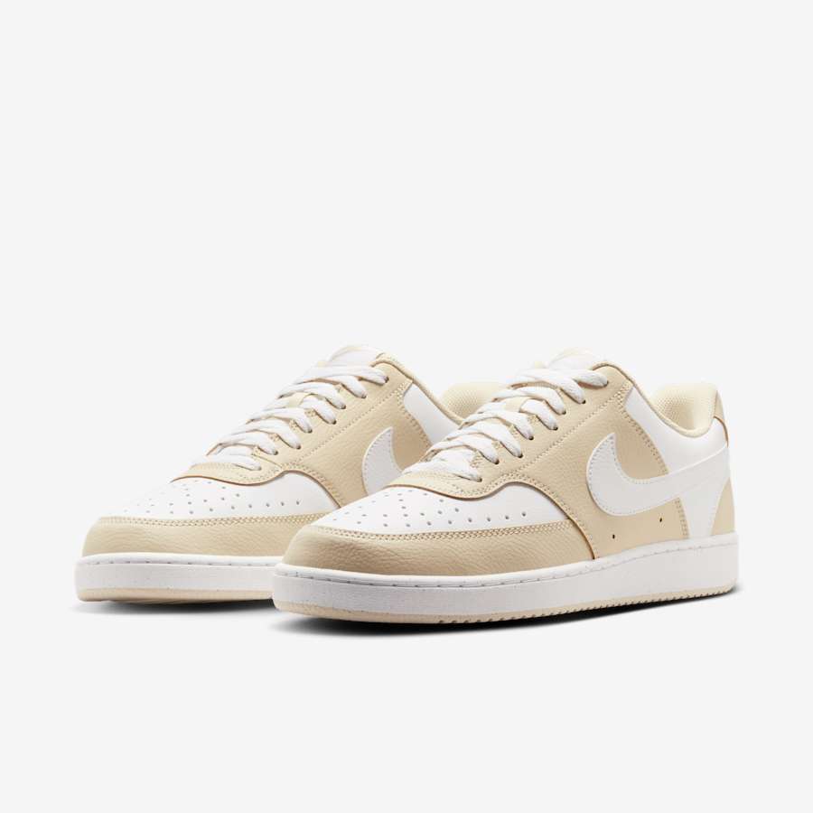 Giày Nike Court Vision Low Nam - Be Trắng - hình 4