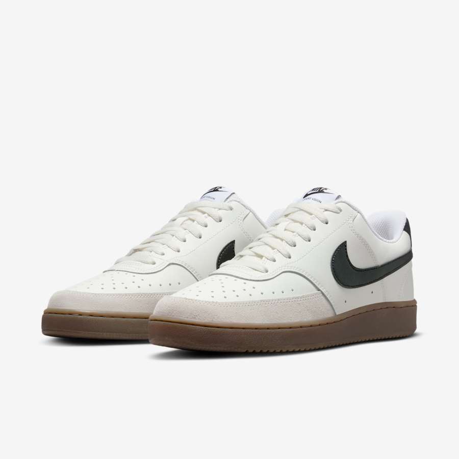 Giày Nike Court Vision Low Nam - Trắng Nâu - hình 4