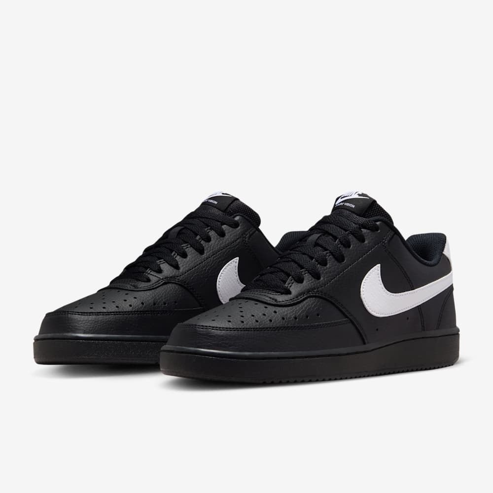 Giày Nike Court Vision Low Nam - Đen Trắng - hình 4