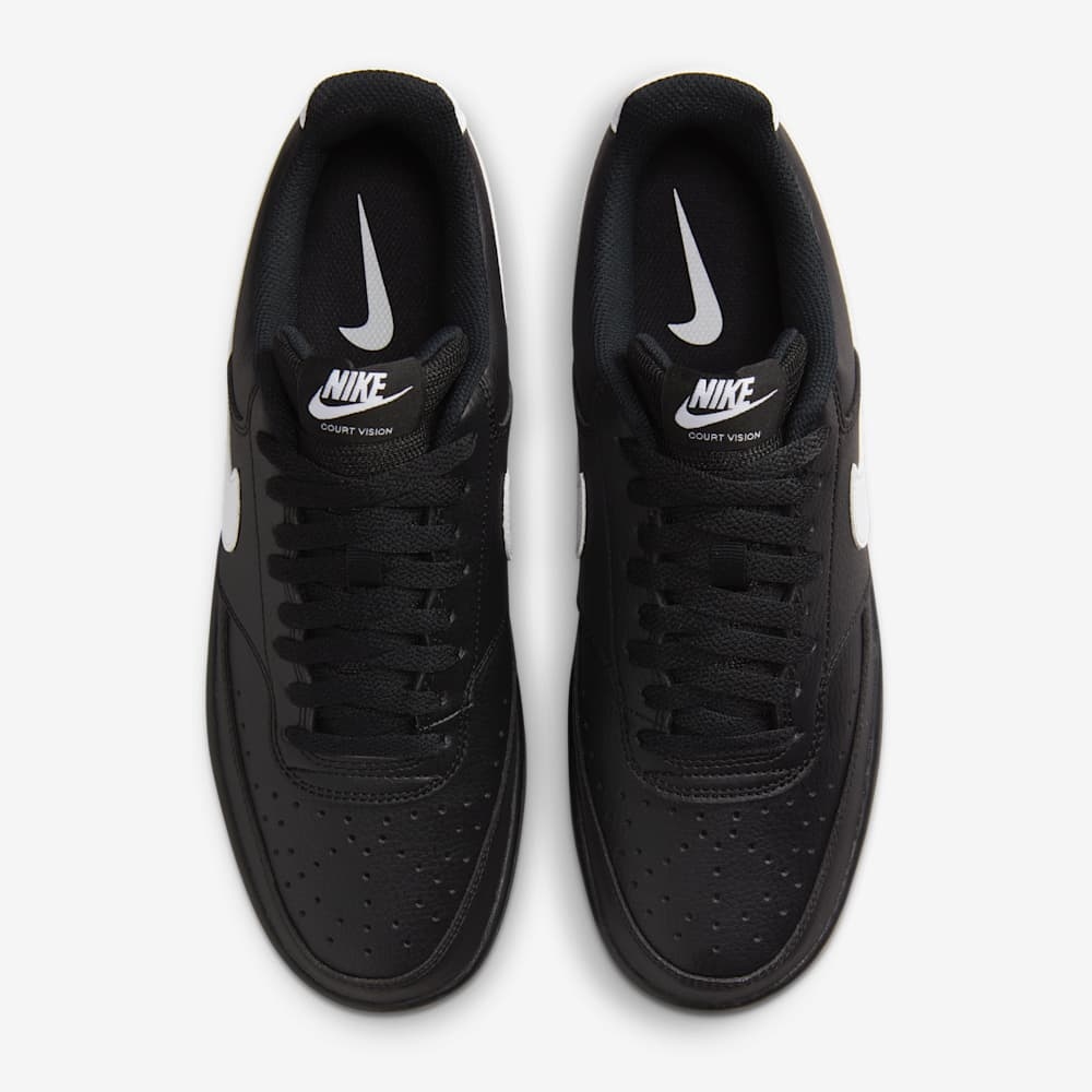 Giày Nike Court Vision Low Nam - Đen Trắng - hình 5