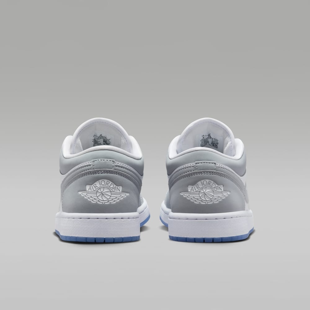 Giày Nike Air Jordan 1 Low Nữ- Xám Trắng - hình 6