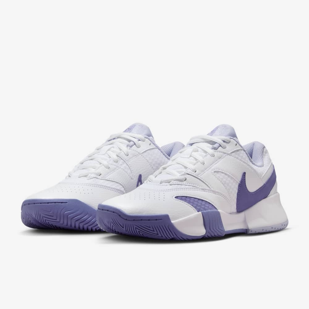 Giày Pickleball Tennis Nike Court Lite 4 Nữ - Trắng Tím - hình 4