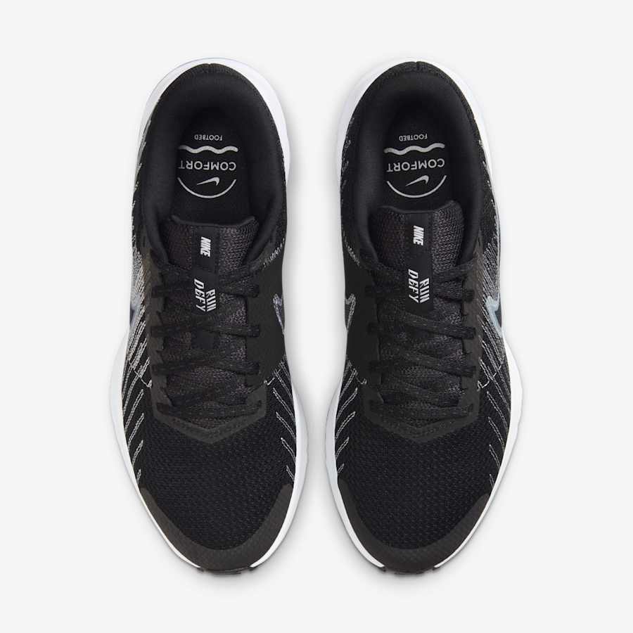 Giày Nike Run Defy Nữ - Đen Trắng - hình 5