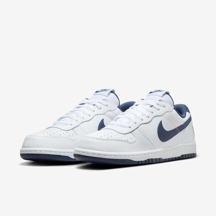 Giày Nike Big Low Nam - Trắng Navy - hình 4