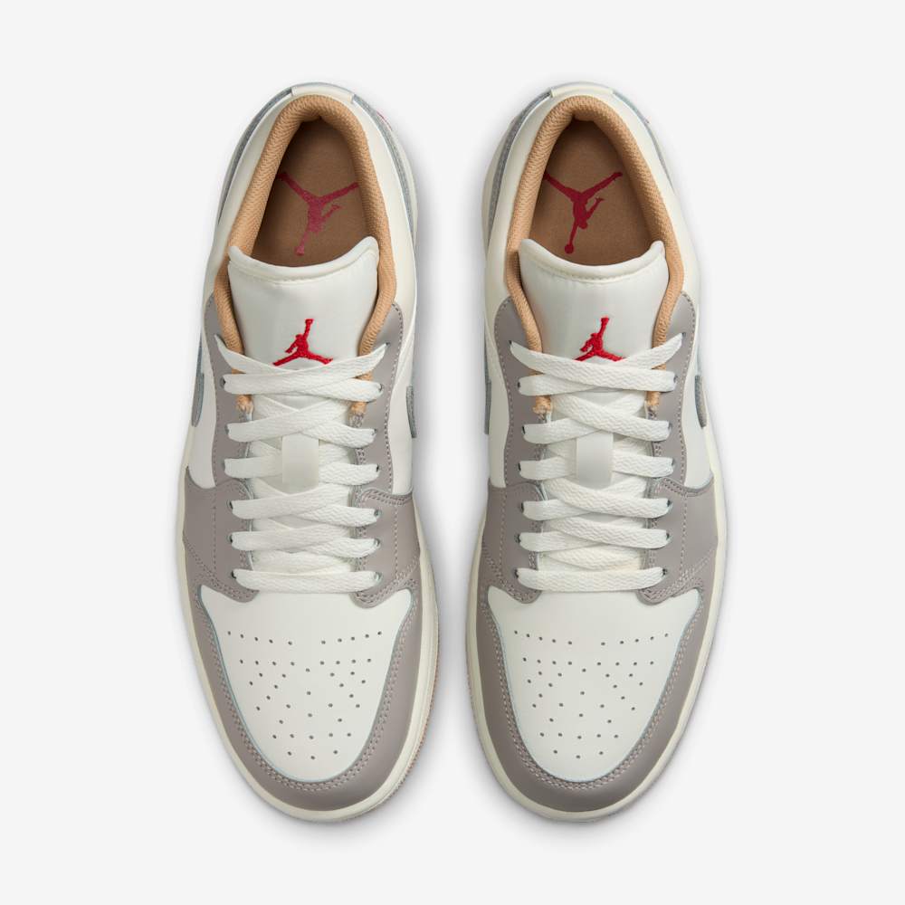 Giày Nike Air Jordan 1 Low Nam - Xám Nâu - hình 5