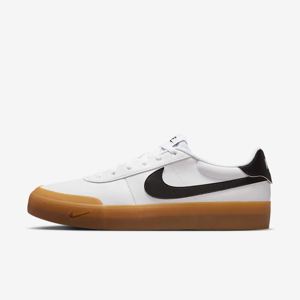 Giày Nike Court Shot Nam - Trắng Đen Nâu