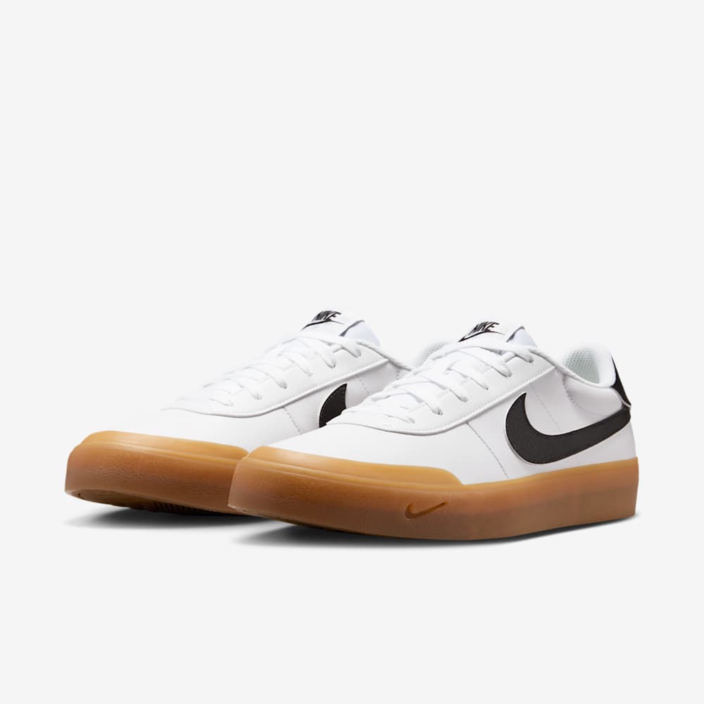 Giày Nike Court Shot Nam - Trắng Đen Nâu - hình 4