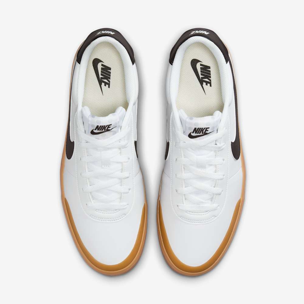 Giày Nike Court Shot Nam - Trắng Đen Nâu - hình 5