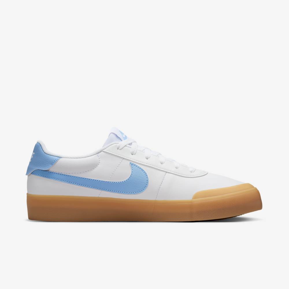 Giày Nike Court Shot Nam - Trắng Xanh Nâu - hình 2