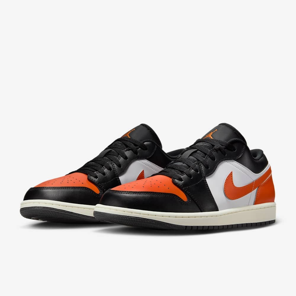 Giày Nike Air Jordan 1 Low Nam - Đen Cam - hình 4