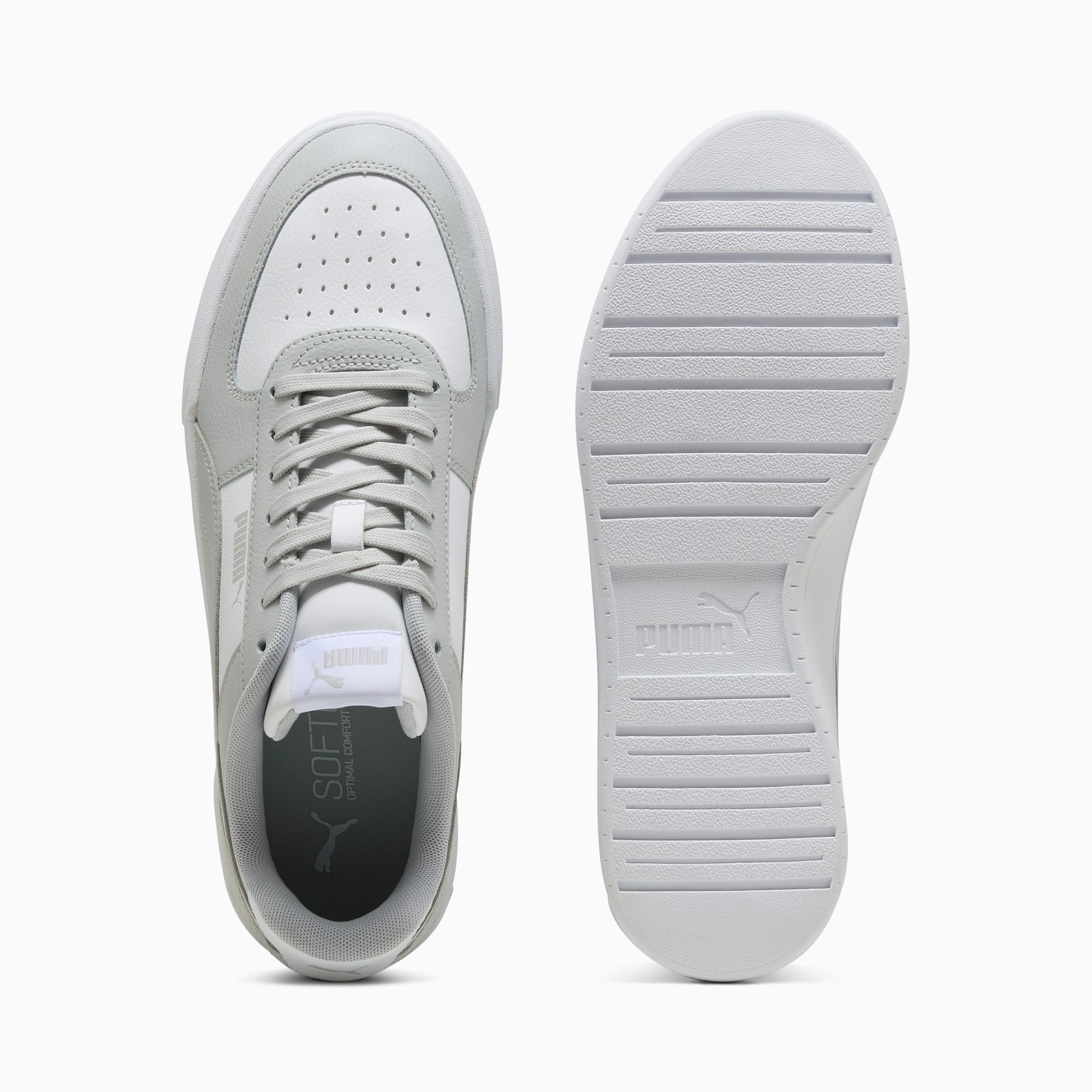 Giày Puma Caven Mix Nam Nữ - Trắng Xám - hình 4