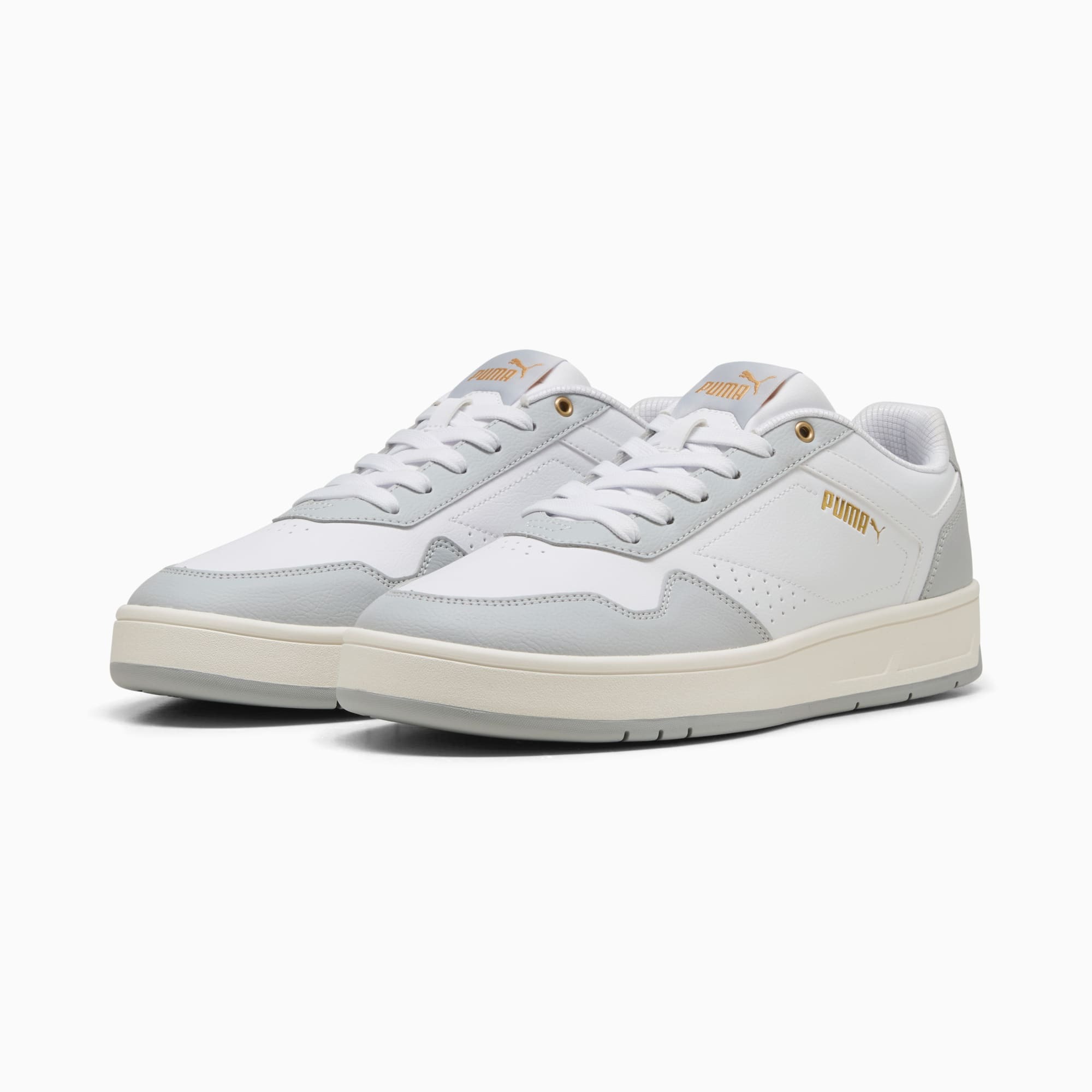 Giày Puma Court Classic Nam - Trắng Xám - hình 3