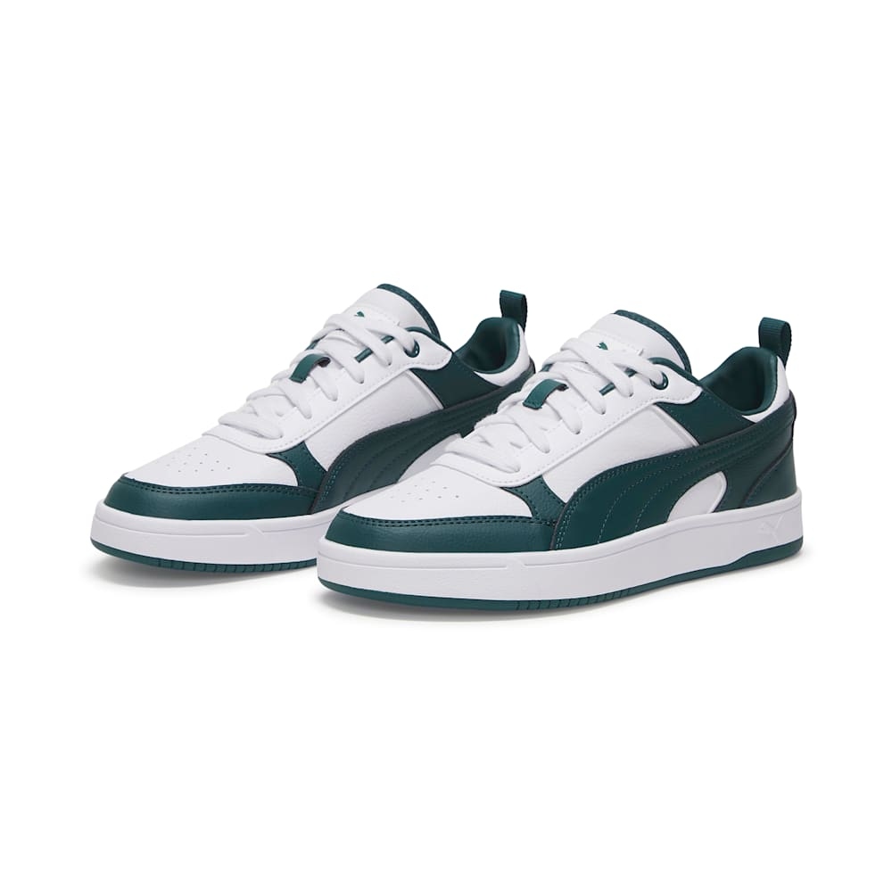 Giày Puma Dribble Nam - Trắng Xanh - hình 4