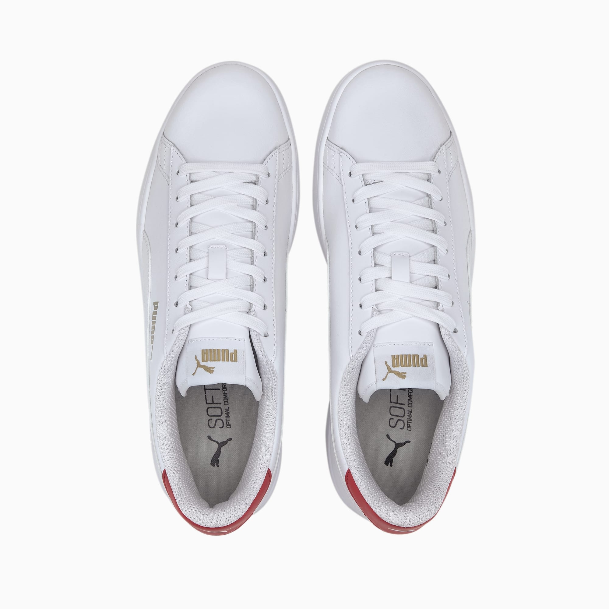 Giày Puma Smash V2 Nam - Trắng Đỏ - hình 5