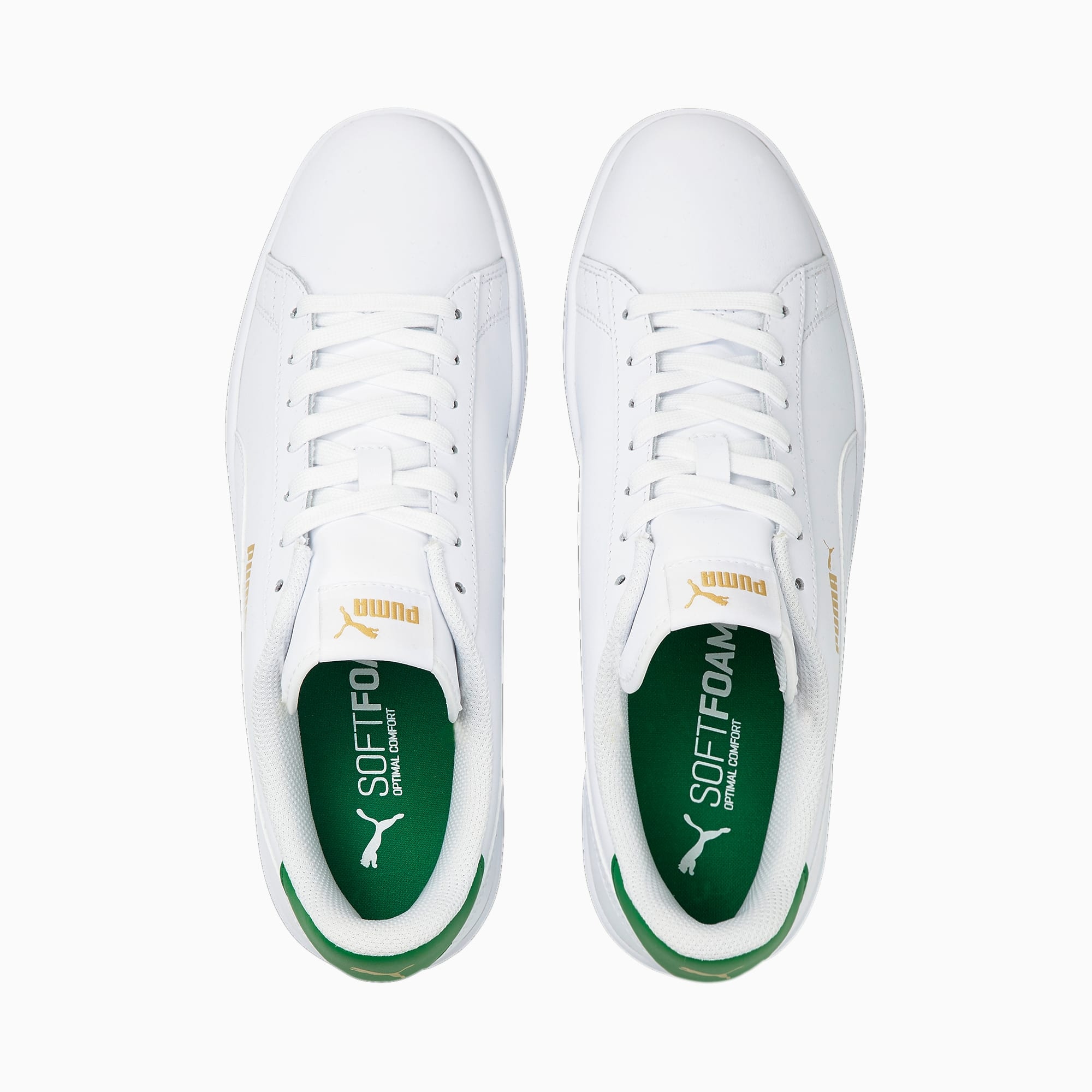 Giày Puma Smash V2 Nam - Trắng Xanh Lá - hình 5