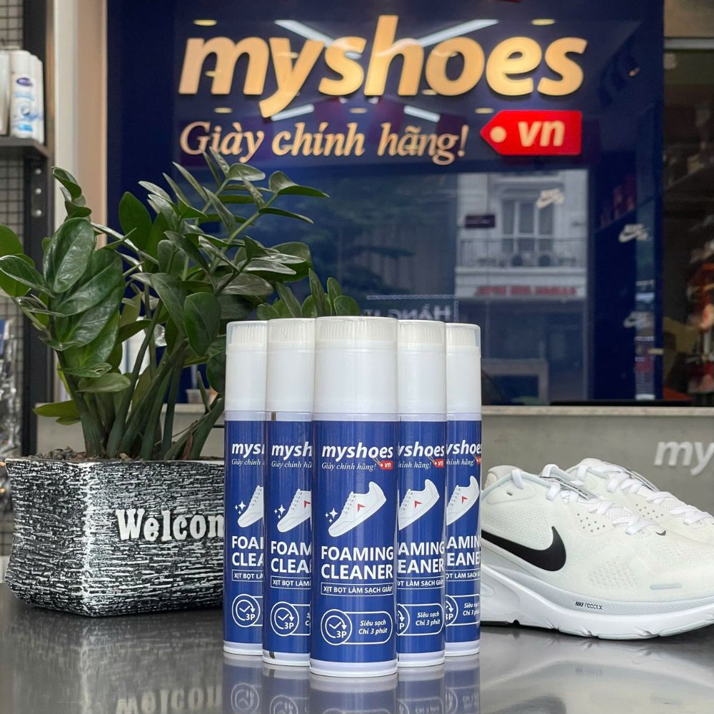 Xịt Bọt ION Làm Sạch Giày Myshoes 300ml