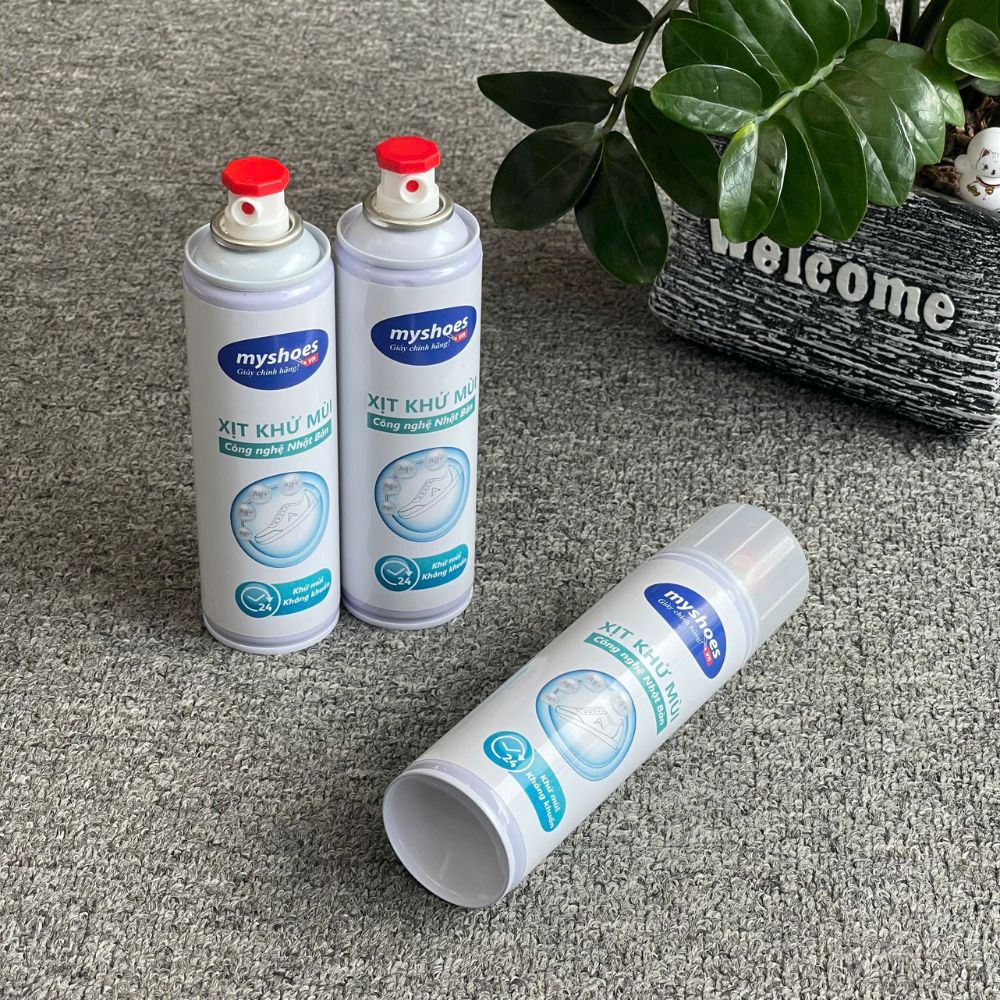 Xịt Khử Mùi Giày Cao Cấp Myshoes 300ml - hình 3