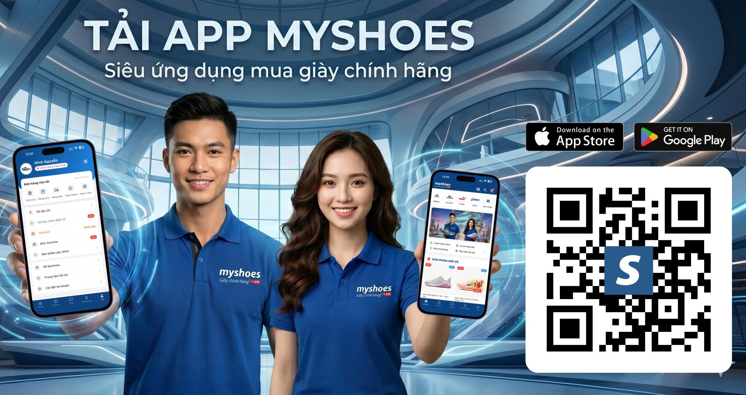 Myshoes.vn - Giày chính hãng Nike, Adidas, Asics, Lacoste, Puma