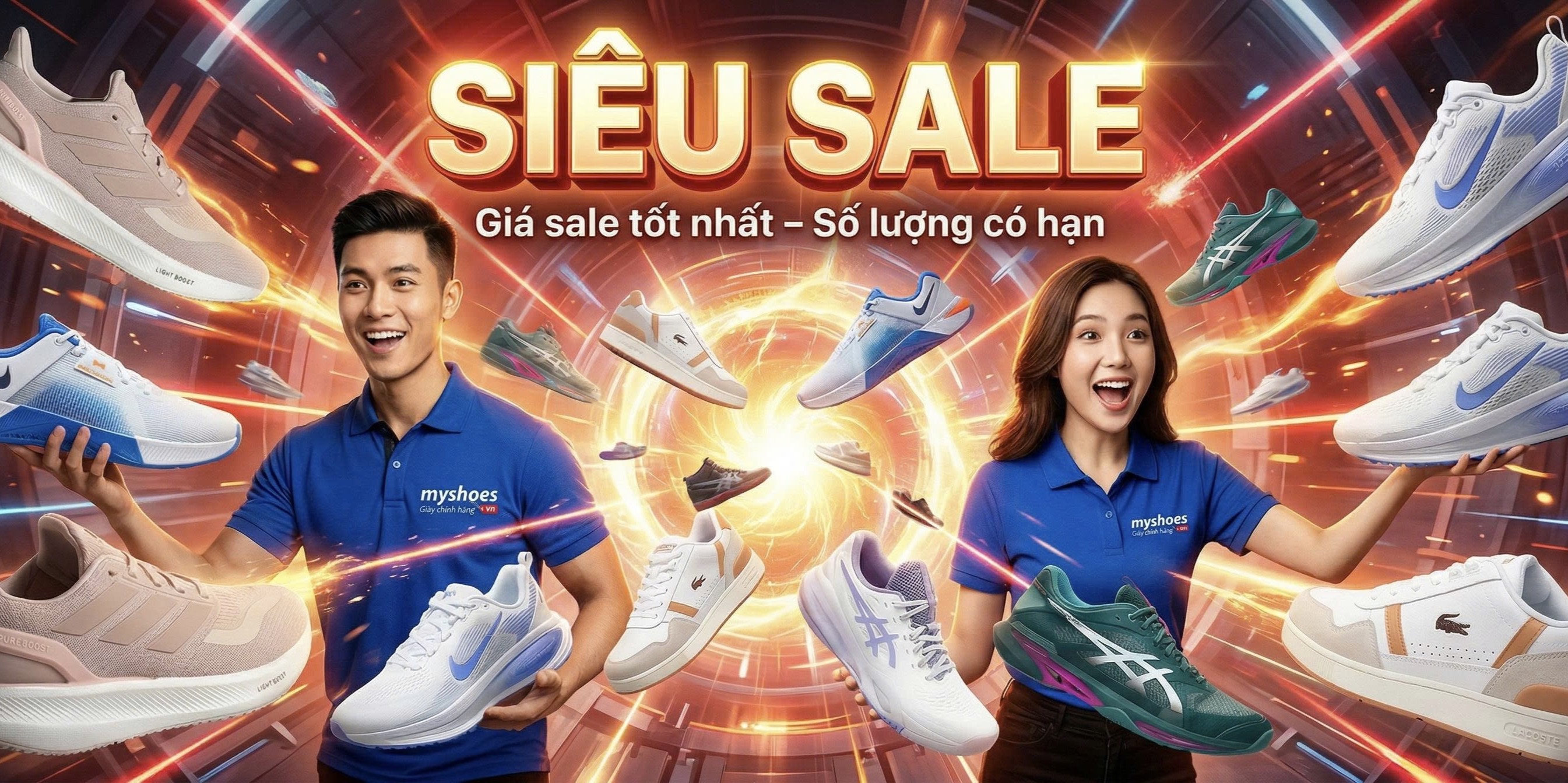 Myshoes.vn - Giày chính hãng Nike, Adidas, Asics, Lacoste, Puma