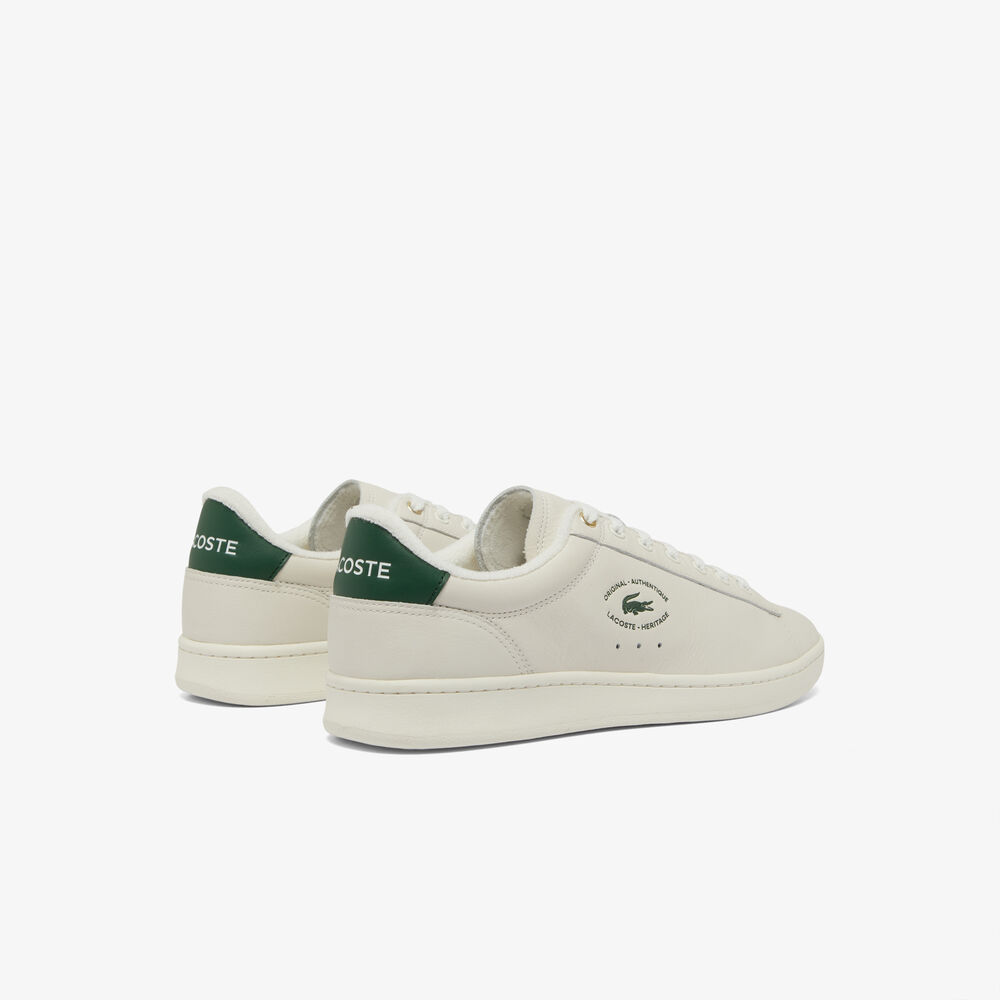 Giày Lacoste Carnaby Set Leather Nam - Trắng Xanh - hình 3