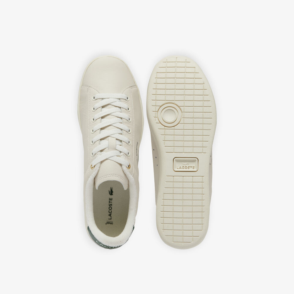 Giày Lacoste Carnaby Set Leather Nam - Trắng Xanh - hình 4