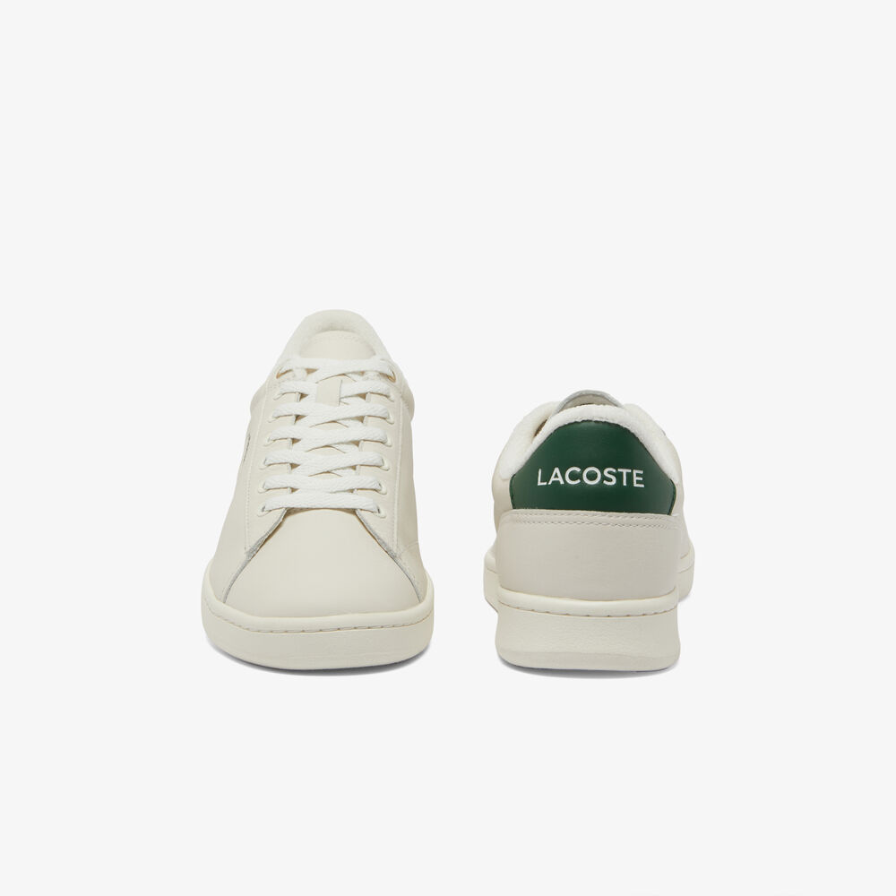 Giày Lacoste Carnaby Set Leather Nam - Trắng Xanh - hình 5