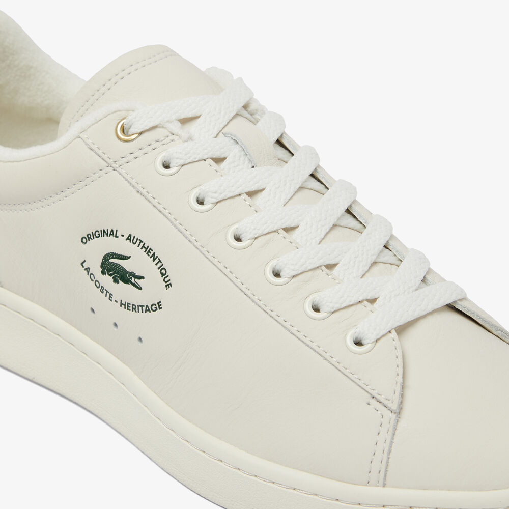 Giày Lacoste Carnaby Set Leather Nam - Trắng Xanh - hình 6