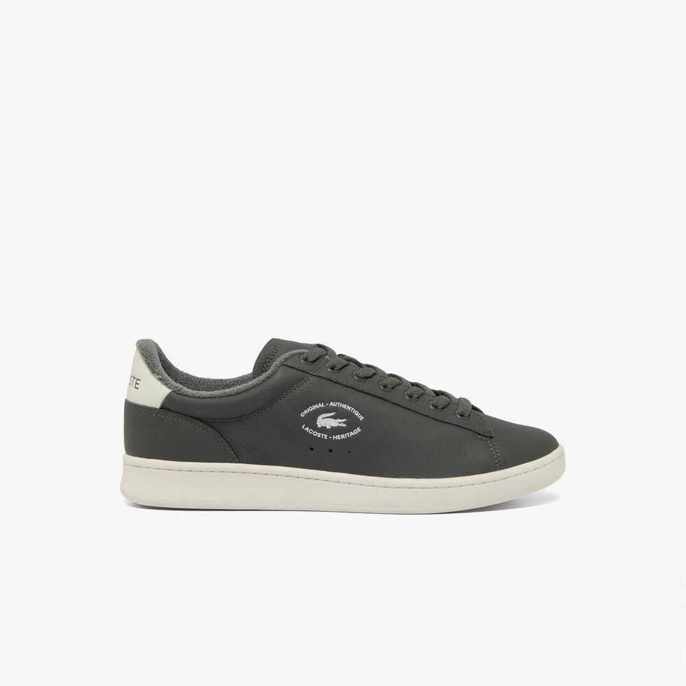 Giày Lacoste Carnaby Set Leather Nam - Xám