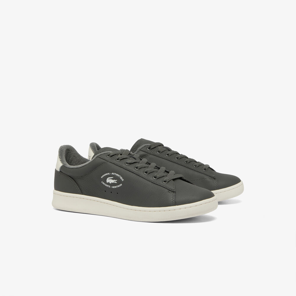 Giày Lacoste Carnaby Set Leather Nam - Xám - hình 2
