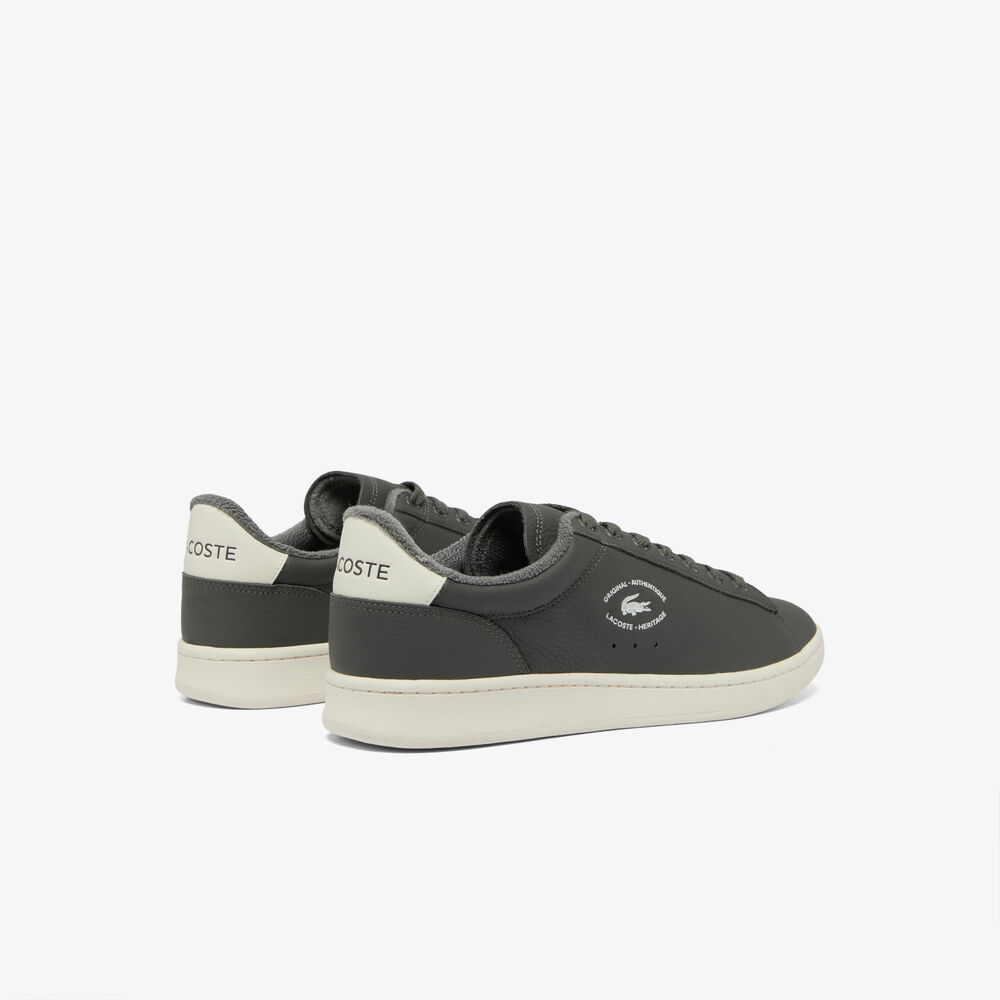 Giày Lacoste Carnaby Set Leather Nam - Xám - hình 3