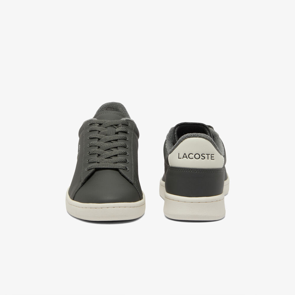 Giày Lacoste Carnaby Set Leather Nam - Xám - hình 5