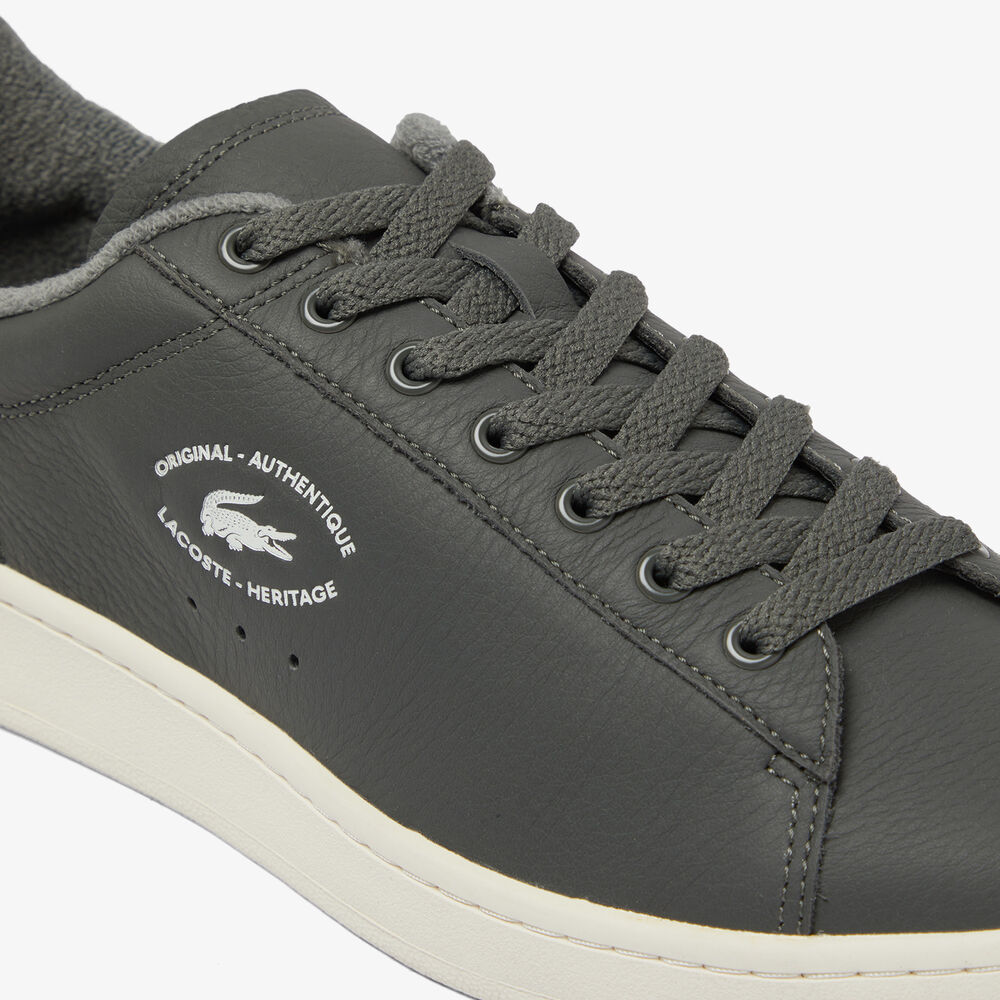 Giày Lacoste Carnaby Set Leather Nam - Xám - hình 6