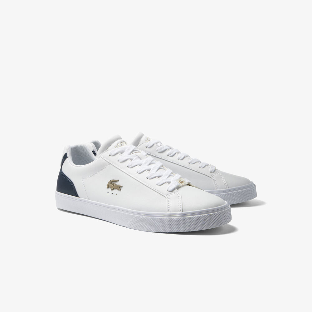 Giày Lacoste Lerond Pro Nam - Trắng Navy - hình 2