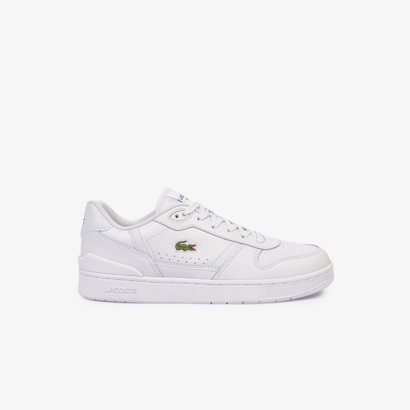Giày Lacoste T-Clip Leather Nam - Trắng